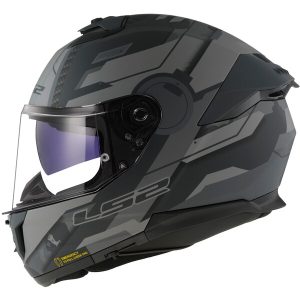 Capacete Ls2 Ff808 Stream II Shadow - Titanio Mate/Cinza