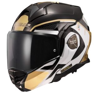 Capacete Ls2 Ff901 Advant X Metryk - Preto/Dourado